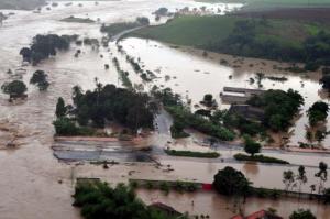 City of Agua Preta in Brazil following the June 2010 Floods